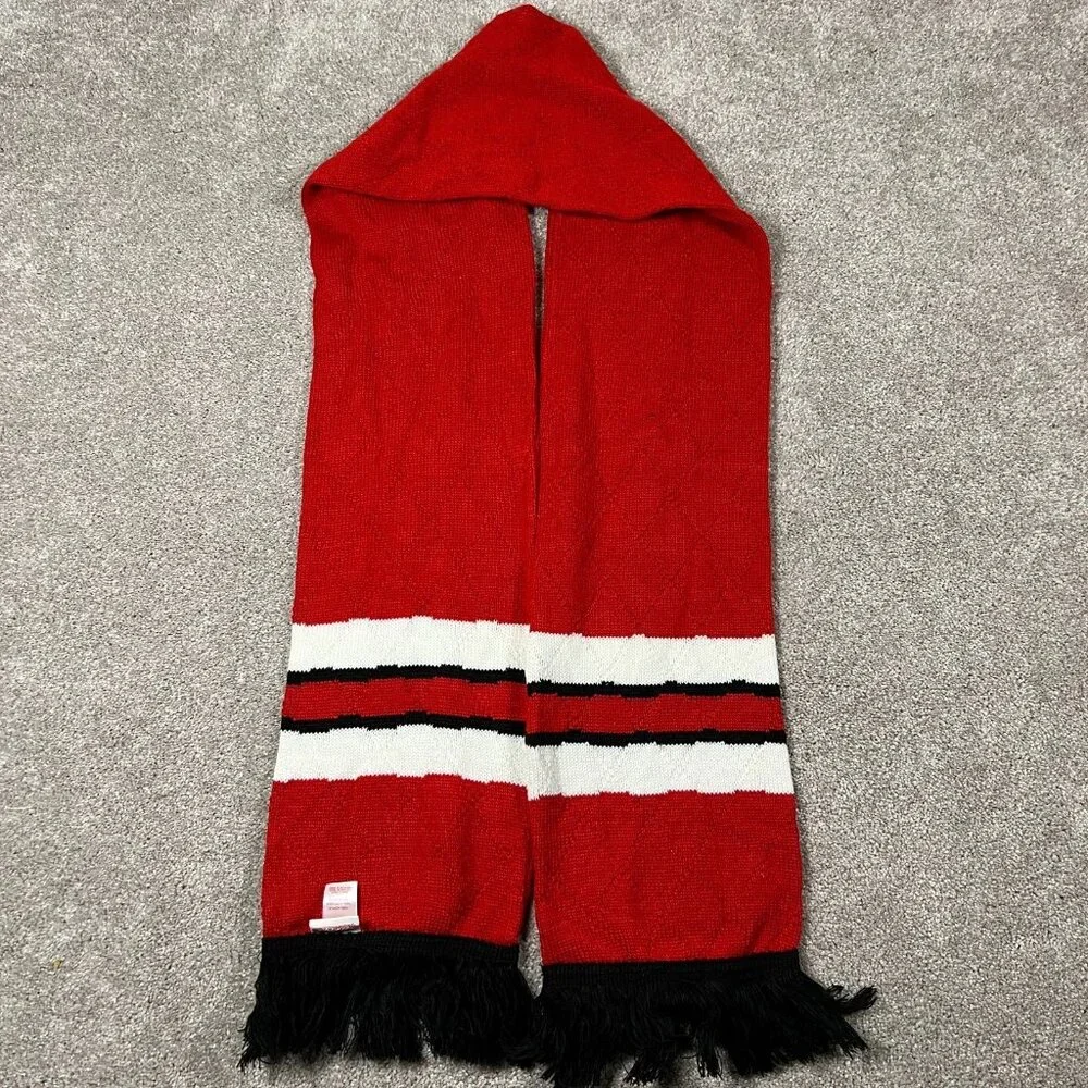 Mitchell & Ness Unisex One Size‎ Red Knit Chicago Bulls NBA Basketball Scarf NWT